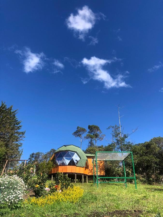 Glamping Y Chalet Aventura Park Villa De Leyva La Periquera エクステリア 写真