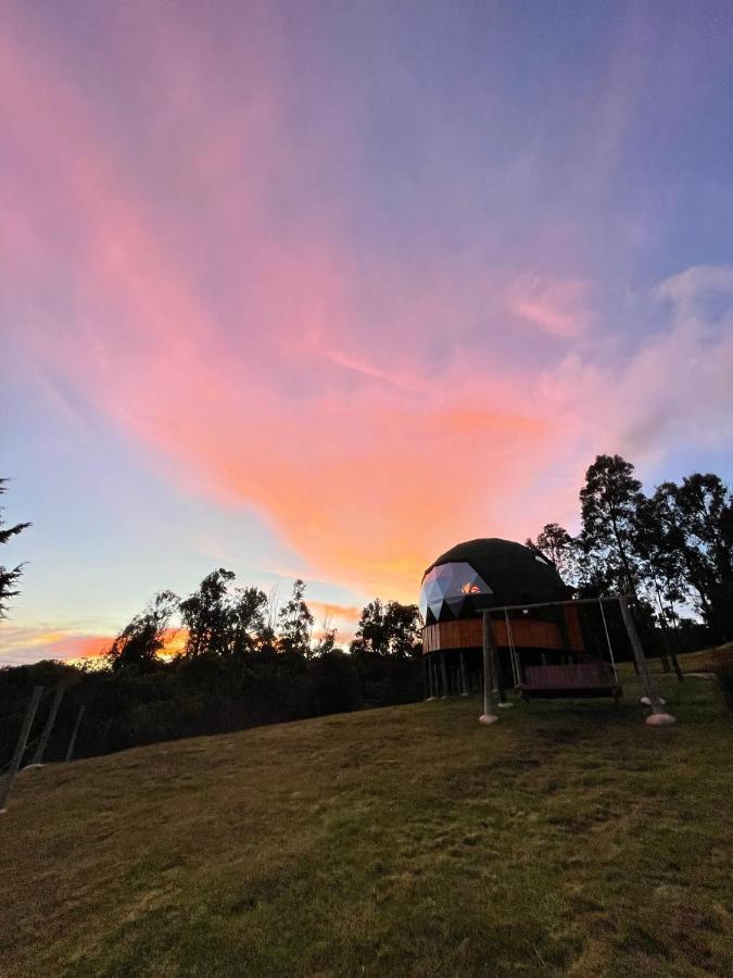 Glamping Y Chalet Aventura Park Villa De Leyva La Periquera エクステリア 写真