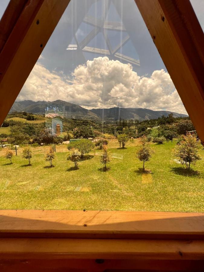 Glamping Y Chalet Aventura Park Villa De Leyva La Periquera エクステリア 写真