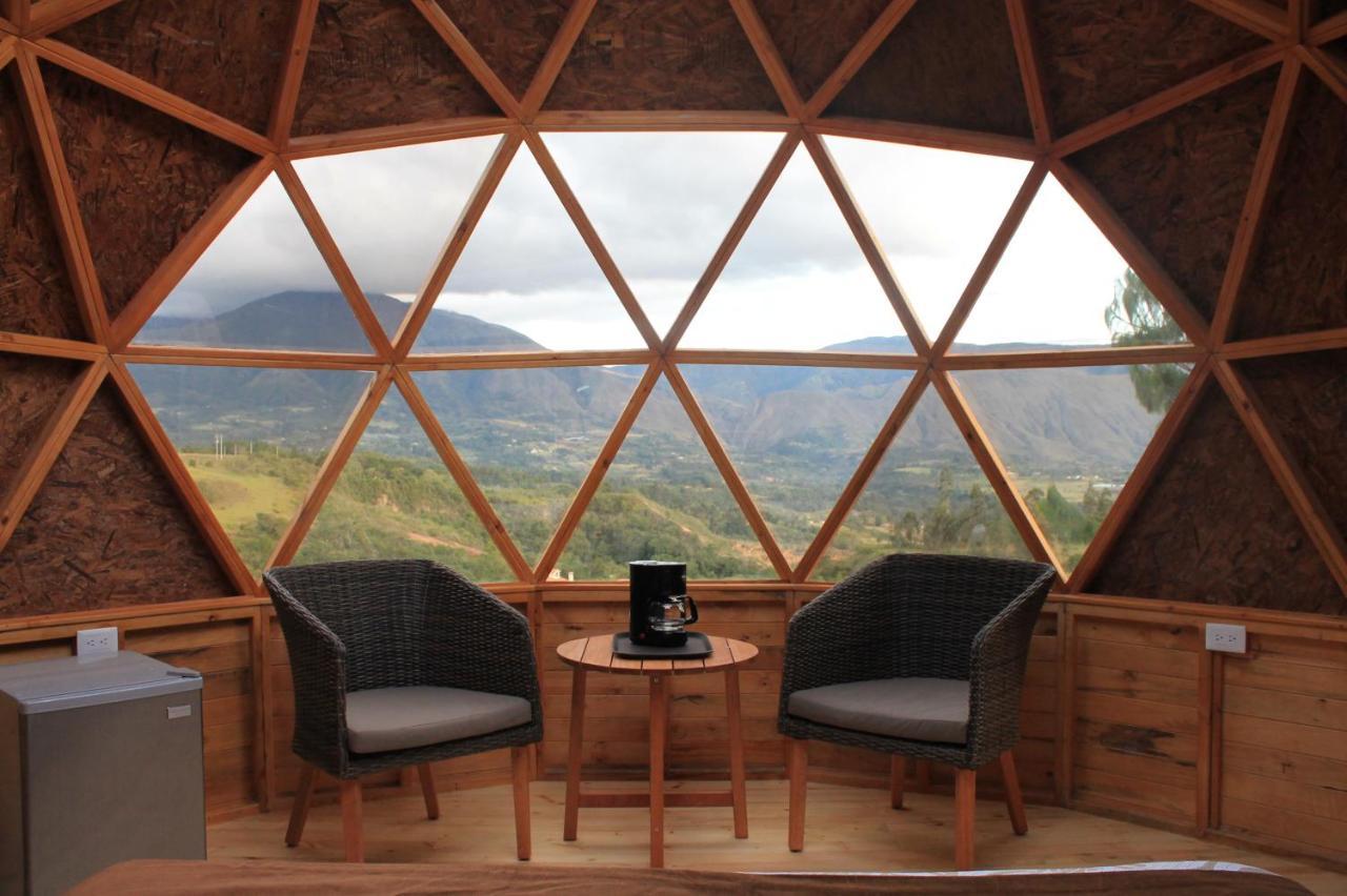 Glamping Y Chalet Aventura Park Villa De Leyva La Periquera エクステリア 写真