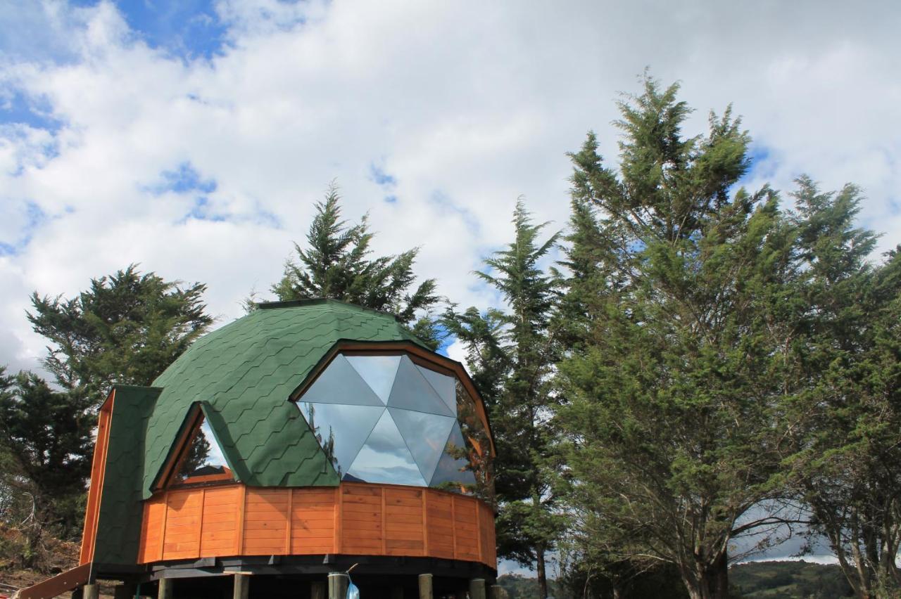 Glamping Y Chalet Aventura Park Villa De Leyva La Periquera エクステリア 写真