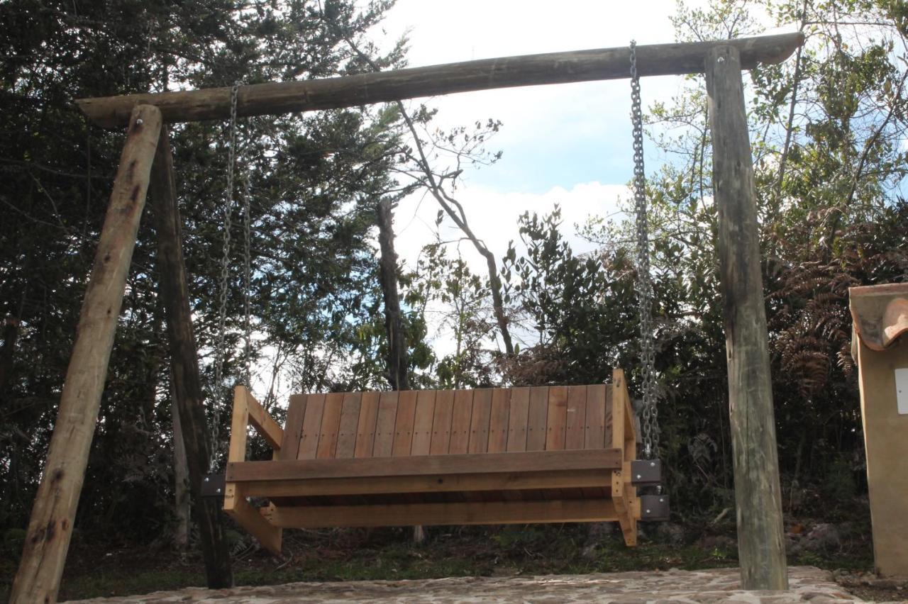Glamping Y Chalet Aventura Park Villa De Leyva La Periquera エクステリア 写真