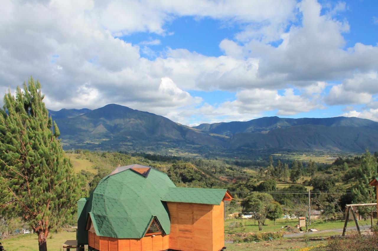 Glamping Y Chalet Aventura Park Villa De Leyva La Periquera エクステリア 写真